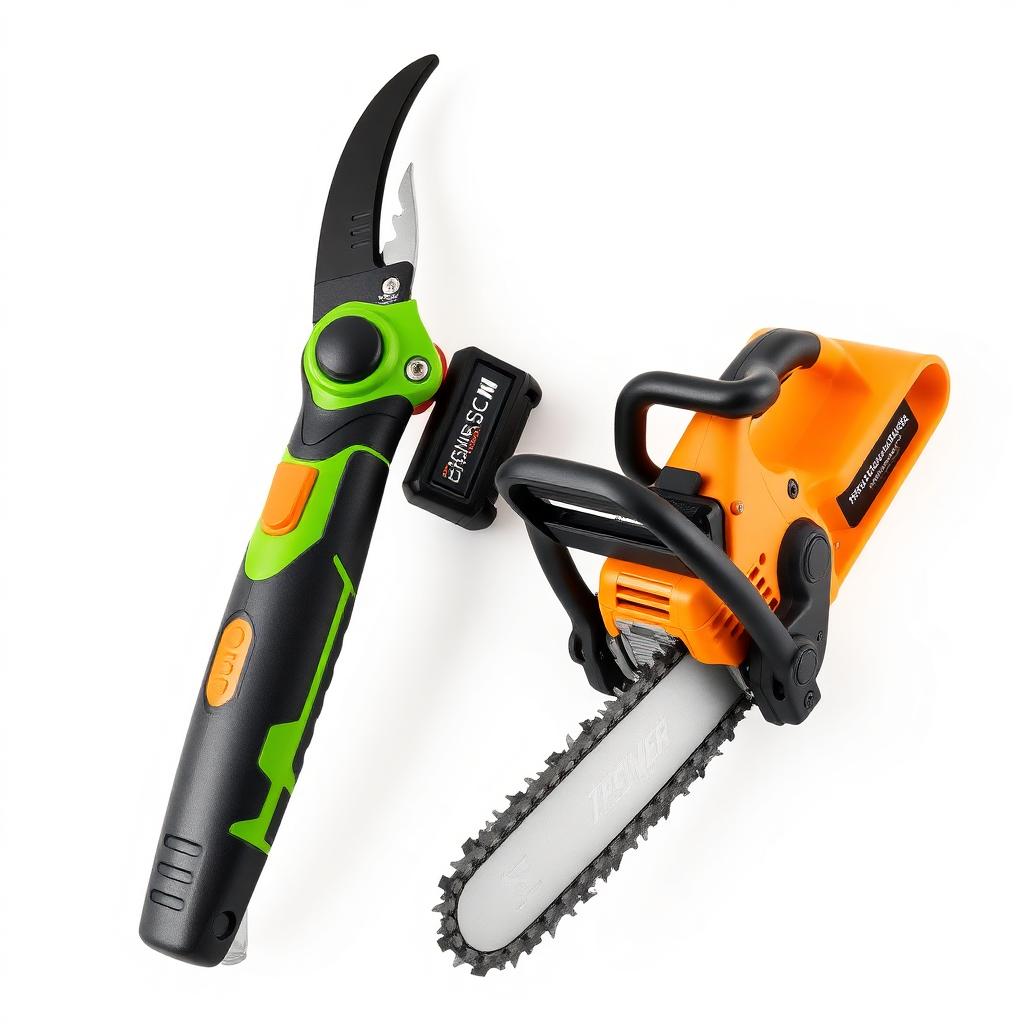 Rechargeable Pruning Shears & Chainsaws